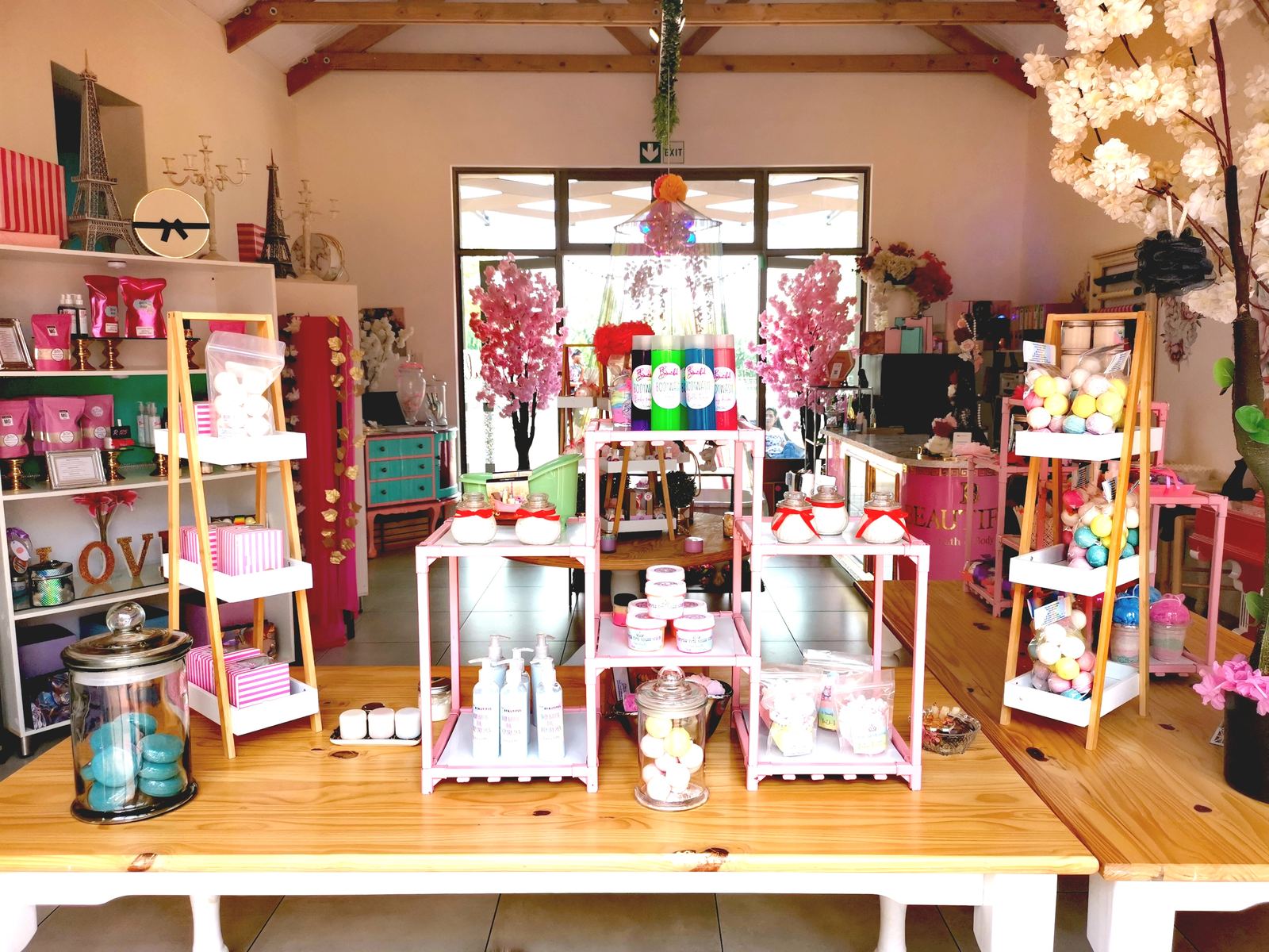Inside the B Beautiful shop